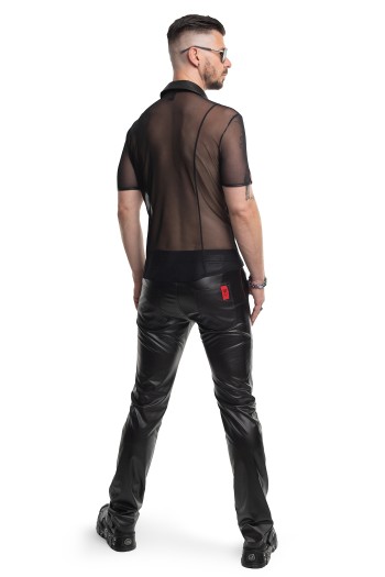 lange klassische Herren Hose RMVitale001 schwarz - S