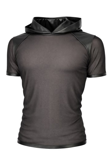 Herren Kapuzen T-Shirt ADGuido001 schwarz - M