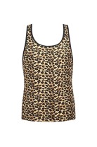 Herren Tank Top 053550 leopard - S Herren Tank Top 053550 leopard - S