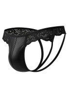 Black Lacey Jockstring RAV104 - S Black Lacey Jockstring RAV104 - S