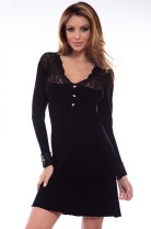 schwarzes Kleid Melani S von Hamana Dessous schwarzes Kleid Melani S von Hamana Dessous