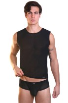 black Muscle Shirt Audacious L by Look Me black Muscle Shirt Audacious L by Look Me