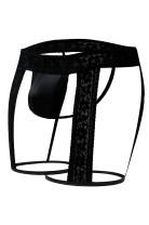 Black Lacey Garter C4MRAV103 - XL Black Lacey Garter C4MRAV103 - XL