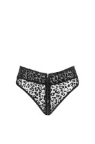 F290 Mutandina di leopardo floccato - L F290 Mutandina di leopardo floccato - L