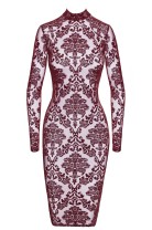 F384 halblanges Flockkleid Kink Royal - XS F384 halblanges Flockkleid Kink Royal - XS