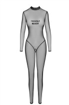 F387 Troublemaker Catsuit - XS