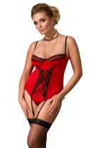 rotes Strapshemd Evane 6XL/7XL von Passion