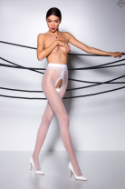 open tights TI OPEN 007 white - 3/4 open tights TI OPEN 007 white - 3/4