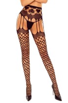 open tights S031 black - S/M