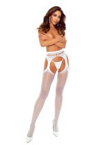 open tights S032 white by Passion