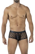 schwarzer Trunk Shorts mit Netz RAV110 von Cut4Men