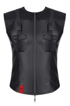 Herren Weste RMCamillo001 schwarz von Regnes Fetish Planet