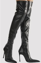 Overknee-Thigh boots, Lugano, black, 11 cm heel height Overknee-Thigh boots, Lugano, black, 11 cm heel height