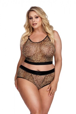 leo Set AA052952 von Anais Apparel Plus Size