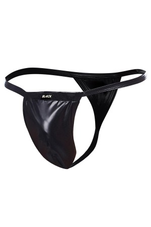 black wetlook Boost String BL4CK06 - M