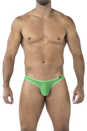 grüner Low Rise Bulge Brief Netz C4MSPXBUL01 GLOW von Cut4Men