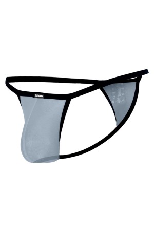 grauer Mini Tanga Kini Netz C4MSPX17 - L