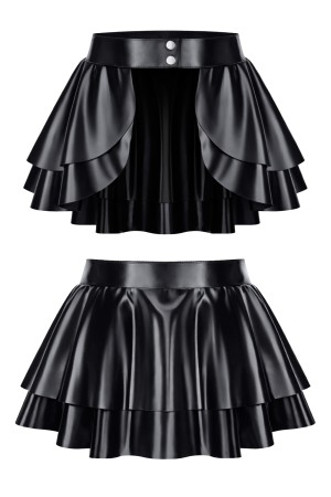 schwarzer Damen-Rock DDTina001 - S