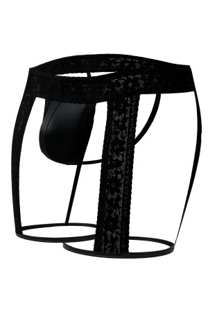 schwarzer Strumphalter mit String C4MRAV103 - S