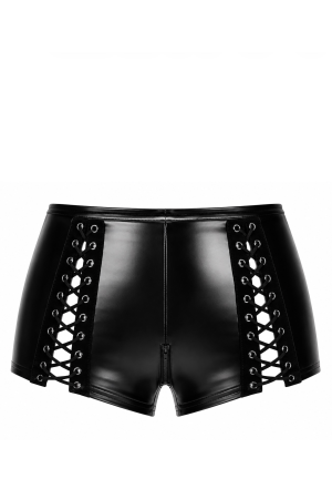 F411 Do not Disturb Lace-Up Shorts - XS