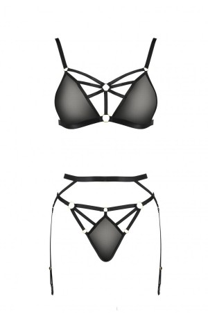 schwarzes Set PA595882 - S/M