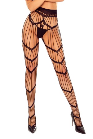 open tights S033 black - S/M