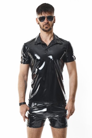 PVC Polo Shirt RMRodolfoPVC schwarz von nextGEN Collection