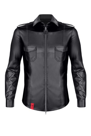 langarm Herren Shirt RMNatale001 schwarz - S