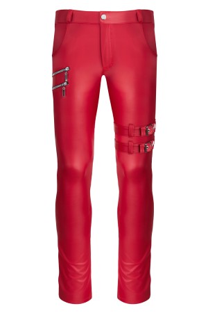 lange Herren Hose RMTommaso002 rot - M