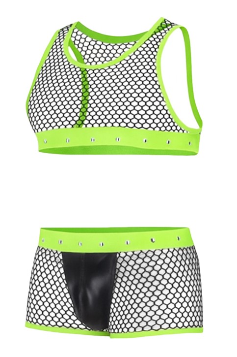 Black Neon Rave Total Look RAV116 - S