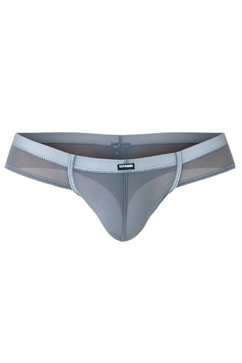 grauer Hybrid Cheeky Brief Netz C4MSPX22 - M