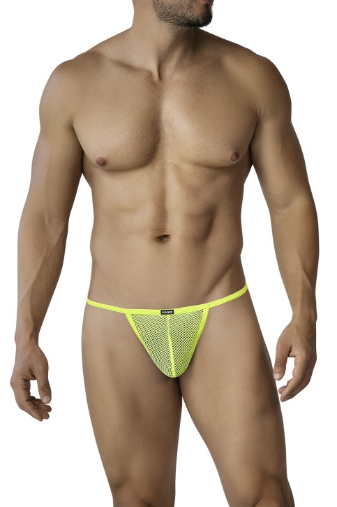 Neon Lime Mesh G-String C4MMSH02 - S/M