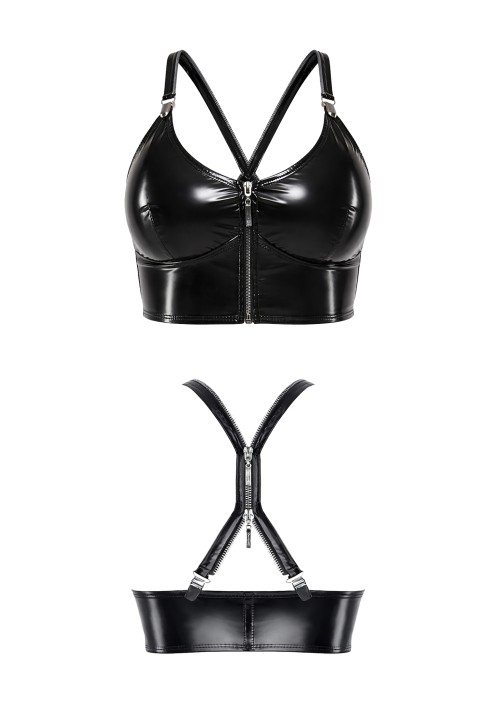 schwarzes Damen-Top DDAlice001 - S