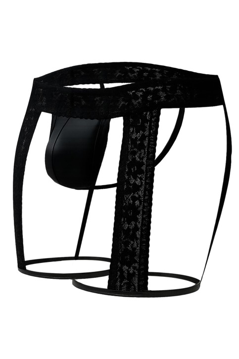 schwarzer Strumphalter mit String C4MRAV103 - S