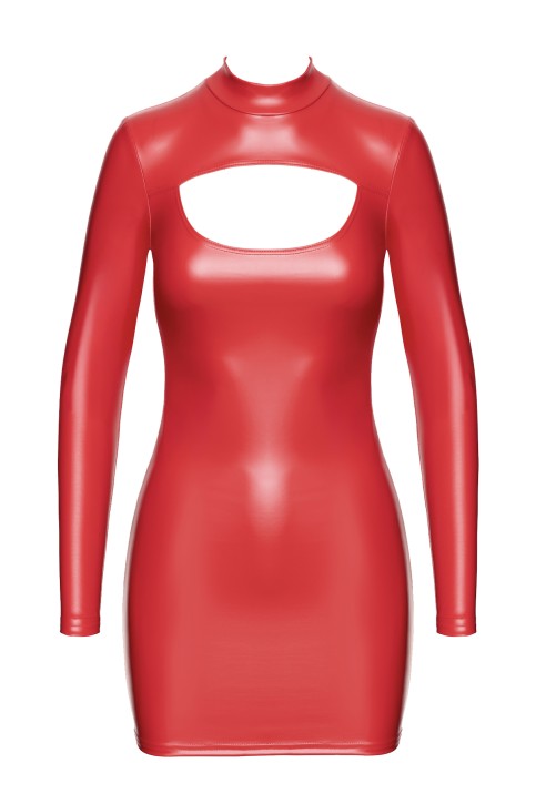 F367 Bombshell Bodycon Minikleid rot - XS