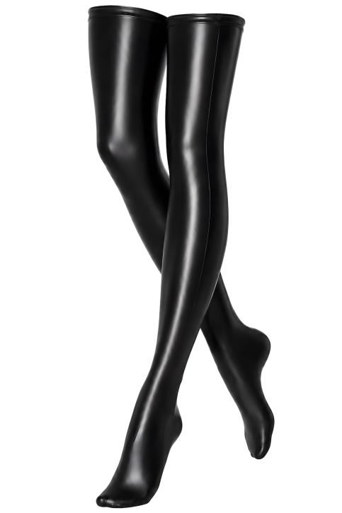 F403 After Midnight Over-the-Knee Stockings - S/M